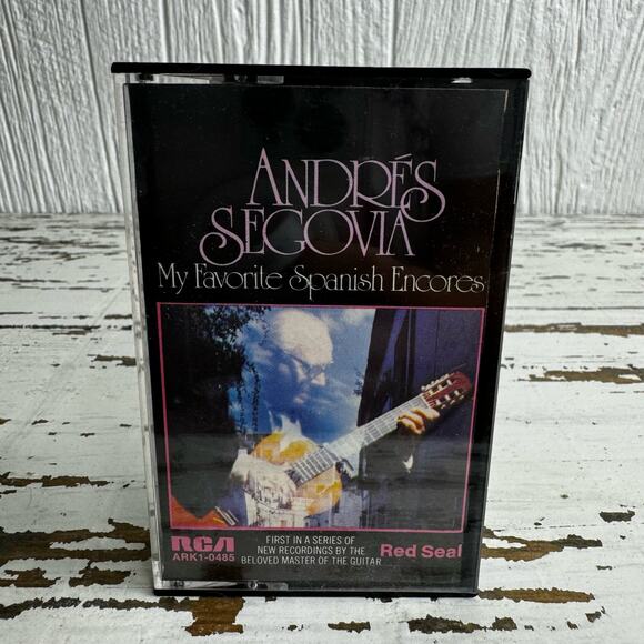 Andres Segovia My Favorite Spanish Encores 1973 Cassette Tape Vintage Classical - Picture 3 of 6